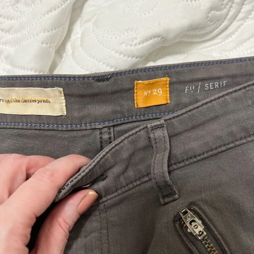 Anthropologie Pilcro and the letterpress 29 Gray Slim Skinny jeans
Zippers - Picture 10 of 12